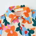 thumbnail image 5 of XXWXYD Clearence Girls Cardigan Shirt - Spring Summer Beach Cover-Up Shirt with Adjustable Bow, Lightweight Knit Top for Casual Outfits, Birthday Party & Photo (4-5 Years,Orange), 5 of 9