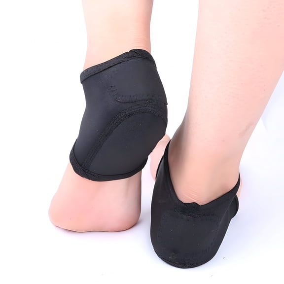XIRQI 2Pcs Foot Heel Ankle Wrap Pads Plantar Fasciitis Therapy Pain Relief Arch Support