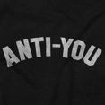 thumbnail image 2 of Funny Anti You Sarcastic Attitude Plus Size Long Sleeve Graphic Tee Shirt Brisco Brands 2X, 2 of 5
