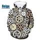 thumbnail image 3 of Sudadera con capucha con estampado 3D de engranajes mecánicos, sudadera de manga larga de gran tamaño, chándales casuales para hombre, sudaderas de mujer, 3 of 5