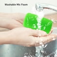 thumbnail image 4 of Pare-vent pour Shure SM7dB Microphone Vocal Filtre Pop Mousse Coupe-Vent RK345 Remplacement Filtre Pop Housse de Chaussette Verte, 4 of 4