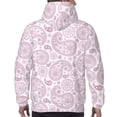 thumbnail image 5 of Hoodies for Men - Mauve Paisley Long Sleeve Comfrt Men'S Fashion Hoodies & Sweatshirts, Sweatshirts for Men Hoodies Pullover Clothing Clothes with Pouch, 5 of 7