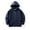 Navy, variant on Girls' Boys' Lounge Hooded Sweatshirt Long Sleeve Solid Hoodies Jackets Zipped Casual Coats Spring Trendy Warm Top Black, 2-3Y