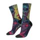 thumbnail image 1 of Fotbe Neon Zombie Skull Calcetas Largas con Estampado para Hombre y Mujer – Calcetas de Compresión Transpirables y Elásticas, Viajar y Uso Diario Talla 5-11, 1 of 6