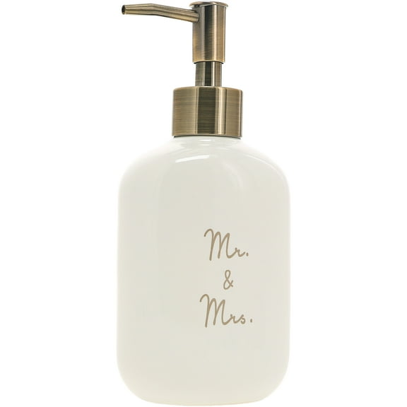 Mr. & Mrs. - Ceramic Soap/Lotion Dispenser