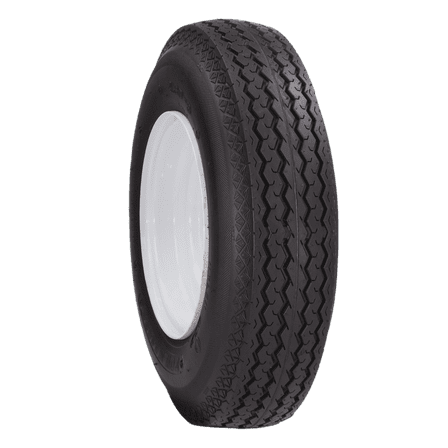 Tow-Master 4.80-8 6-Ply Rated Bias Special Trailer Tire and 5-Lug White Steel Wheel included