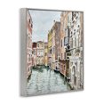 thumbnail image 3 of Stupell Industries Town Architecture Canal Architecture Painting Gray Framed Art Print Wall Art, 11 x 14, 3 of 8