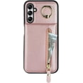 thumbnail image 3 of Samsung Galaxy A14 5G Case, PU Leather Wallet with Card Holder for Women, Shockproof Slim Stand Case - Rose Gold, 3 of 18