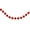 Red, variant on Northlight Shiny Round Beaded Commercial Christmas Garland - 33' x .25" - Red - Unlit