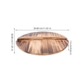 thumbnail image 2 of unbranded 1Ud De Olla Para Cocina De Madera Con Unión En Y Resistencia A Humedad, 2 of 8