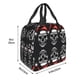 thumbnail image 3 of Disketp Skull santa hat Bolsa Térmica para Almuerzo para Hombre y Mujer, Ideal para Trabajo, Senderismo y Picnic, 3 of 8