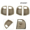 thumbnail image 2 of 4Pcs Inside Door Handle Trim Cover Beige L&R For Hyundai Santa Fe 2007-2012 Enhanced Heat Dissipation Auto Interior Parts, 2 of 9