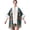 Blue, variant on Women Sherpa Poncho Coats Fleece Lined Shawl Striped Tassel Hem Open Front Warm Fuzzy Cape Casual Winter Outerwear Brown Free Size
