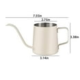 Milk Frothing Pitcher 350ml Milk Frother Cup Stainless Steel Jug
