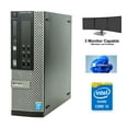 thumbnail image 1 of Restored Dell OptiPlex 9020 SFF Computer Desktop Intel Core i5 16GB Ram 240GB SSD Windows 11 Pro (Refurbished), 1 of 6