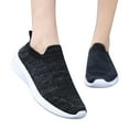 thumbnail image 2 of Aayomet Mens Slip on Sneakers Gentlemen Shoes Summer Lightweight Comfort Shoes Non Slip Casual Running Shoes,Black 8.5, 2 of 4