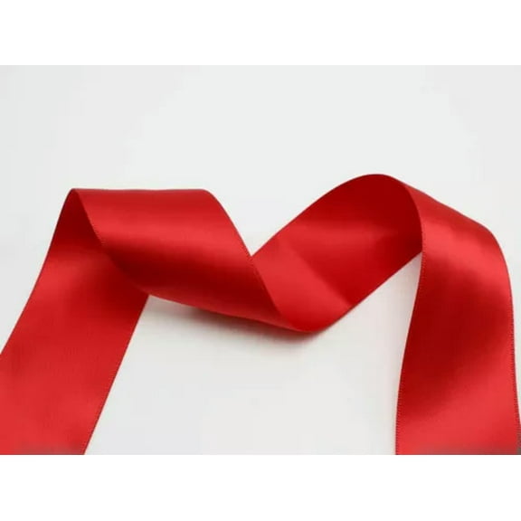 U8MO 32.8 Feets 38mm Double Sided Satin Ribbon Gift Bow Wedding Craft Pick Your Color-Red