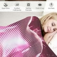 thumbnail image 3 of Shiartex Heart Shape Hologram Gifts Blanket Super Soft Flannel Blankets for Bed Sofa Living Room Decor All Seasons Throw Blanket 50x60in, 3 of 6