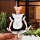 thumbnail image 5 of Figura de acción a escala 1:12, ropa en miniatura, vestido de sirvienta, moda, tela, disfraz de muñeca para mujer de 6 pulgadas, 5 of 9