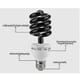 thumbnail image 3 of Best Led Light 220v 36w 40w E27 Ultraviolet Uv Spiral Energy Saving Blacklight Lamp, 3 of 4