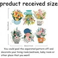 thumbnail image 3 of Creative Flowers Wall Sticker Flower Stickers Flower Cup Mugs Wall Stickers Creativity Wall Decal for Wall, 3 of 9