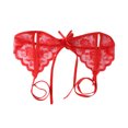 thumbnail image 4 of Conjunto de lencería Sujetador abierto de encaje sexy para mujer Tanga sin entrepierna Conjunto de lencería con espalda en T FLhrweasw Para estrenar, 4 of 5