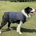 thumbnail image 3 of Reversible Dog Winter Coat, Thick Warm Dog Coat with Snowflake Lining&Zipper, Adjustable High Collar Waterproof Jacket, Reflective Pet Cold Weather Coats for Small Dogs, 3 of 6