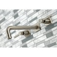 thumbnail image 3 of Kingston Brass KS6028DL Concord Two-Handle Wall Mount Roman Tub Faucet, Brushed Nickel, 3 of 7