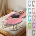 thumbnail image 6 of Pregnancy Pillow with C-Shaped Lumbar Support, Side Sleeping Pillow for Comfort, Removable Cover for Easy Cleaning, Soft and Breathable Material, Stylish Home Decor for Enhanced Sleep Experience, 6 of 6