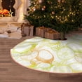 thumbnail image 5 of Sikiie Lemon Potatoes Nativity Christmas Tree Skirt, Jesus Christian Winter Holiday Tree Mat Decoration(30-48IN)48", 5 of 6