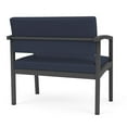 thumbnail image 3 of Pemberly Row Reception Waiting Room Bariatric Chair - Charcoal Steel / Blue, 3 of 5