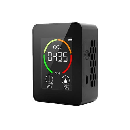 

Lacyie Air Quality Monitor Indoor CO2 Detector Wall Temp Humidity Gauge