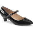 thumbnail image 2 of 2" Kitten Heel Mary Jane Pump - Blk Pat, 15, 2 of 2