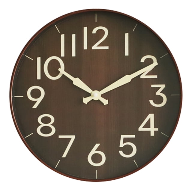 Reloj de pared, reloj de pared de madera, movimiento de barrido sin tictac, reloj de pared decorativo, reloj de pared con pilas, reloj para el hogar, sala de estar, cocina, dormitorio, oficina,