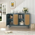 thumbnail image 6 of HLR Durable Modern Credenzas & Sideboards, MDF Teal, 6 of 7