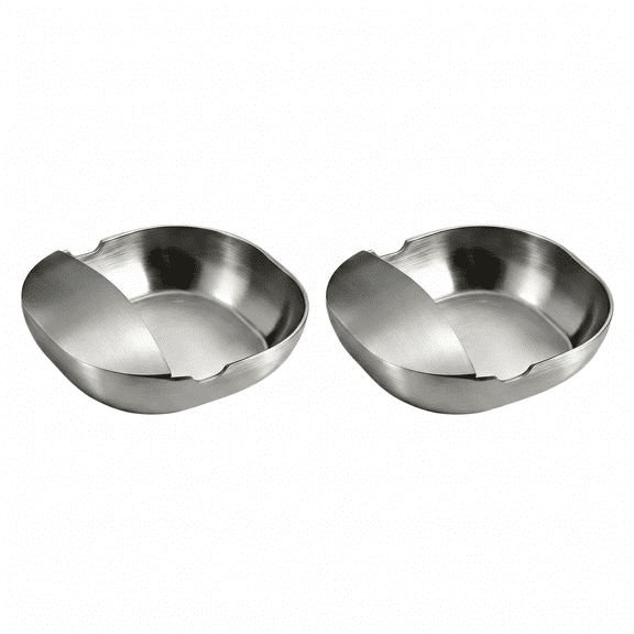 MoHern 2 Pcs Stainless Steel Kitchen Utensil Rest, Stovetop Spoon Holder, Multi-Use Heat Resistant Tray for Spatula, Ladle, Chopsticks and Snacks