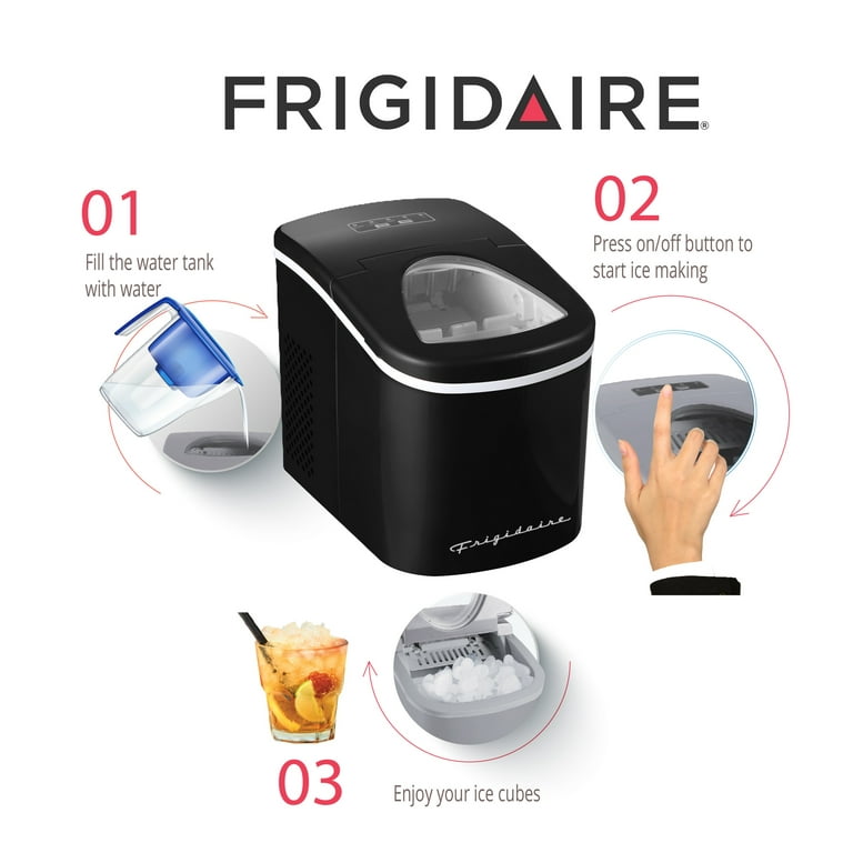 Frigidaire 26-Lb. Compact Ice Maker EFIC102-SILVER-COM - Best Buy