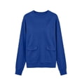 thumbnail image 7 of HOMBOM Crew Neck Sweatshirts for Women No Hood Long Sleeve with Pockets Cute Fall Sweat Shirts for Women Athletic Clothes, 7 of 7
