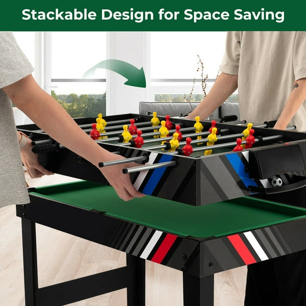 Gymax 4-in-1 Multi Game Table 49'' Combo Game Set W/Soccer Gymax 4-in-1 Multi Game Table 49'' Combo Game Set W/Soccer