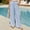 Blue plus size wide leg palazzo pants a1, variant on Women Plus Size Striped Wide Leg Palazzo Pants Elastic Waist with Pockets Casual Beach Vacation Long Trousers Lounge Summer Trousers, Pink M