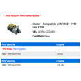 thumbnail image 2 of Starter - Compatible with 1982 - 1991 Ford F700 1983 1984 1985 1986 1987 1988 1989 1990, 2 of 2