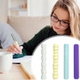 thumbnail image 4 of Meiiso 4 Pack Textured Silicone Pencil Grips, Writing Aid Grip C, 4-Piece, Pencil Grips, Textured Grips, Writing Aid, 4 of 9