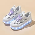 thumbnail image 3 of Kids Roller Skates Light up Shoes with Wheels Shoes LED USB Charging Roller Sneakers for Girls Boys Birthday Christmas Gift, 3 of 7