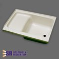 thumbnail image 1 of Specialty Recreation ST2436PR Bathtub  24 Inch x 36 Inch; Step Tub; Right Hand Drain; Parchment; High Impact ABS, 1 of 1