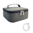 thumbnail image 2 of Lipstore Heated Lunch Box Bag Oxford Cloth Lunch Heater Tote for Truck Office Camping, 2 of 8