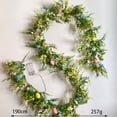 thumbnail image 6 of HongHeng 74" Lighted Easter Garland, Artificial Garlands with Easter Egg, LED Lights Spring Floral Garland, Easter Decorations for Home Kitchen Mantle Fireplace Holiday Easter Party, 6 of 9