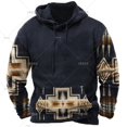 thumbnail image 3 of Sudadera con capucha de manga larga para hombre, estilo vintage de otoño, ropa de gran tamaño para hombre, sudadera informal estilo indio estilo Harajuku, sudadera con capucha para hombre, 3 of 5