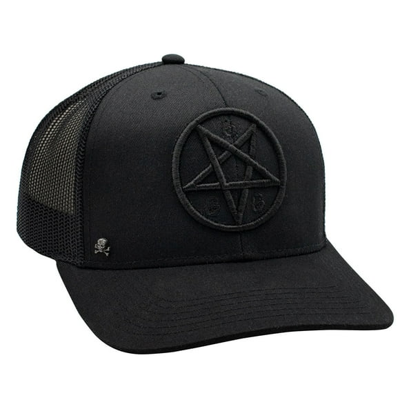 Gorra Trucker Negra Unitalla Pentagrama Black