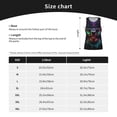 thumbnail image 4 of KLL Futuristic Cat Warrior Print Men's Muscle Gym Workout Stringer Tank Tops Bodybuilding Fitness T-Shirts Tank Tops Men-Large, 4 of 7