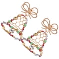 thumbnail image 3 of 1 Pair Christmas Earring Xmas Jingle Bell Dangle Stud Drop Earring Fashionable Earring, 3 of 9